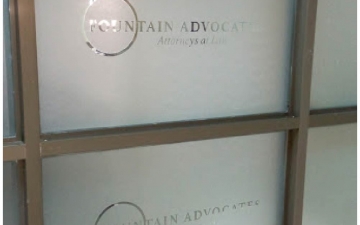 Fountain Advocates Office Branding
